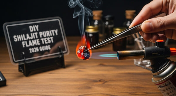 DIY Shilajit Purity Flame Test 2026 Guide