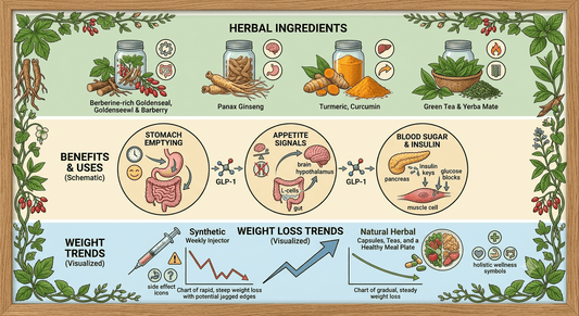 Natural GLP-1 Herbal Alternatives – Benefits, Uses & Weight Loss Trends