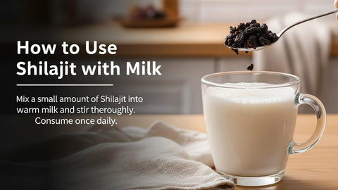 How to Use Shilajit With Milk in Urdu