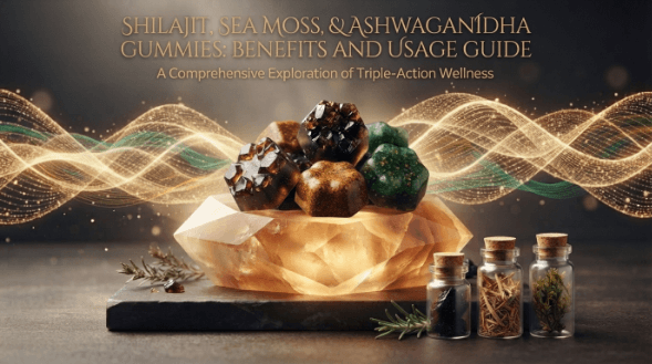 Shilajit Sea Moss Ashwagandha Gummies: Benefits and Usage Guide