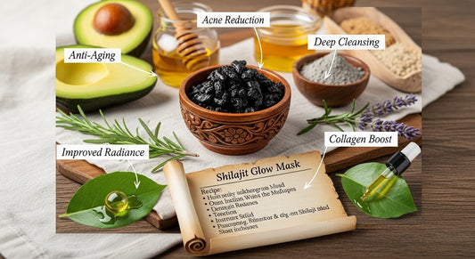 Shilajit Resin Uses for Face: Skin Benefits & Recipes