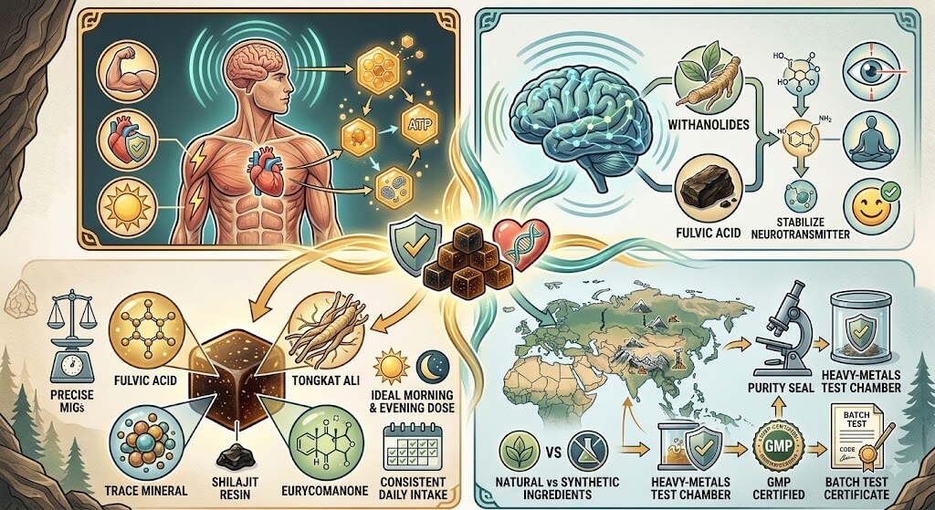Shilajit Gummies with Tongkat Ali: Benefits and Supplement Guide