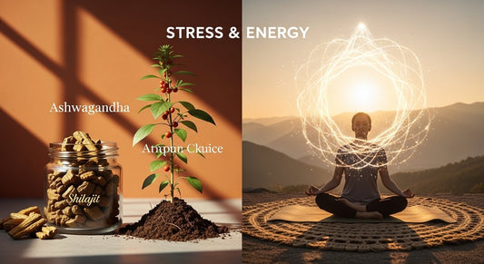 Shilajit and Ashwagandha Together Benefits: Stress & Energy