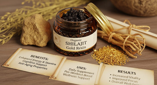 Organic Shilajit Gold Resin Benefits: Uses & Results