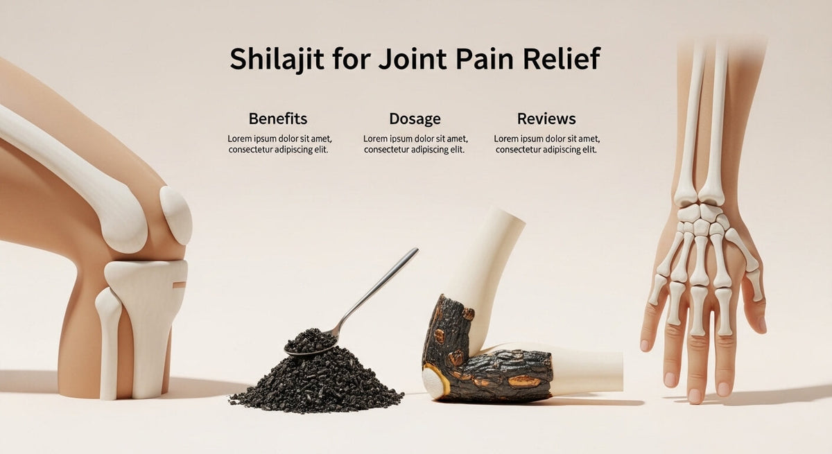 Shilajit for Joint Pain Relief: Benefits, Dosage & Reviews