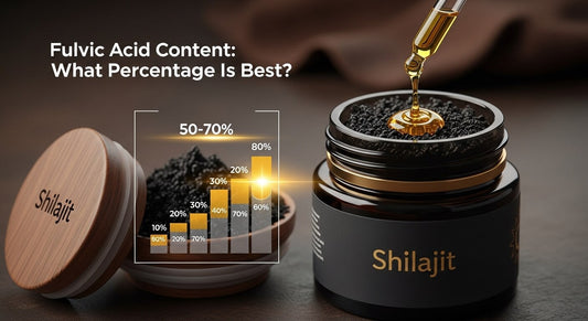 Shilajit Fulvic Acid Content: What Percentage Is Best?