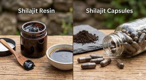 Shilajit Resin vs Capsules Comparison – Which Form Is Better?
