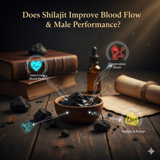 Does Shilajit Improve Blood Flow & Male Performance?